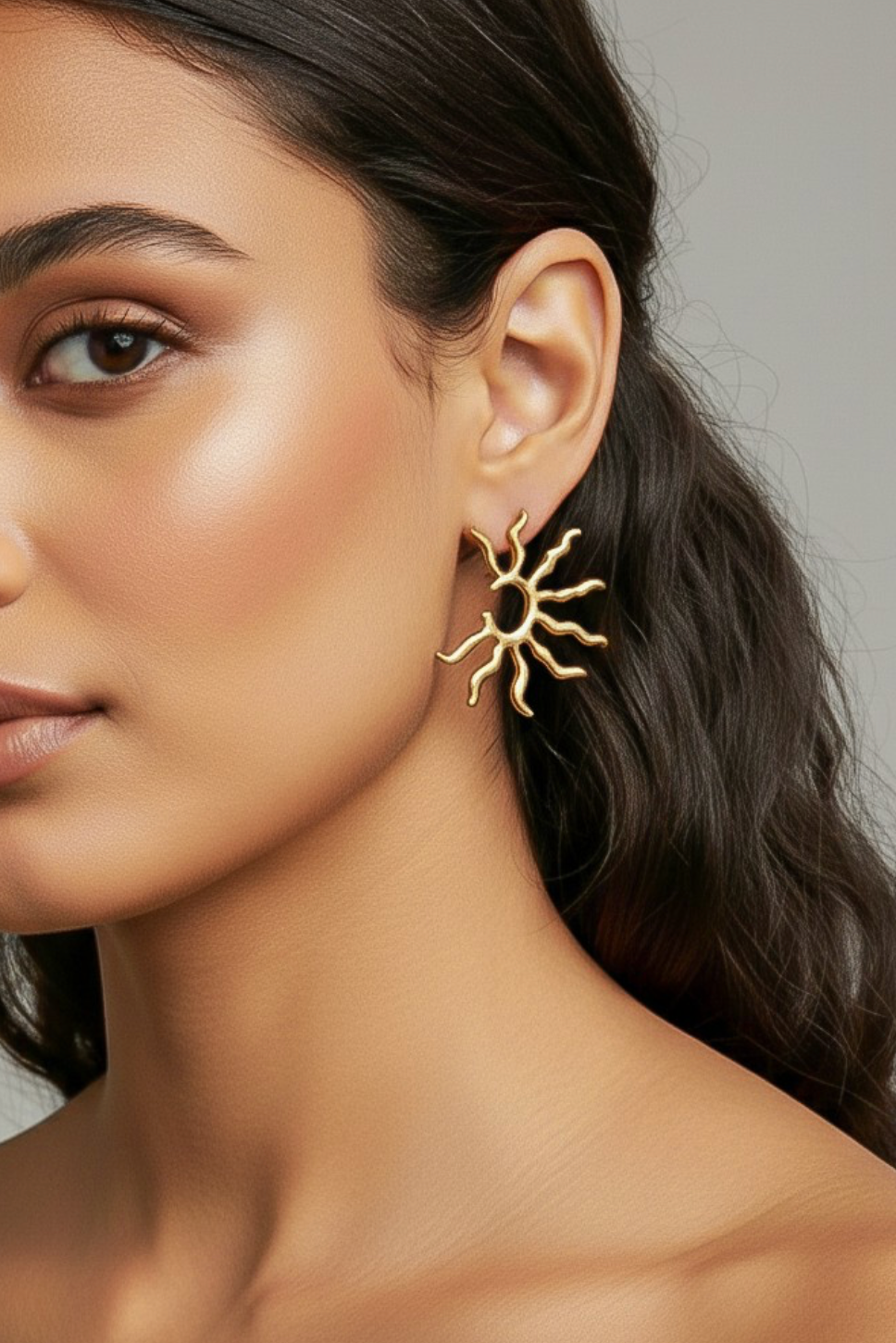 SUN BURST EARRINGS