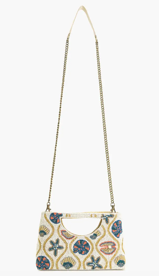 THE SHORE BEADED CLUTCH
