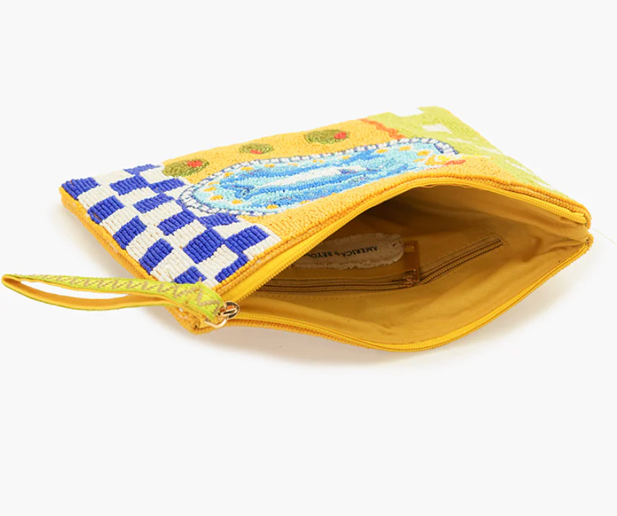 BEADED SARDINE CLUTCH