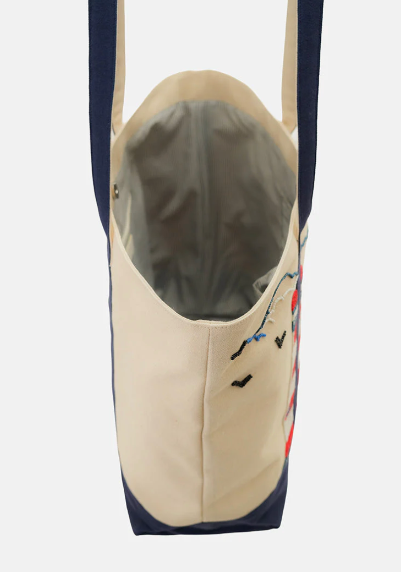 HAMPTONS COASTAL BOAT TOTE