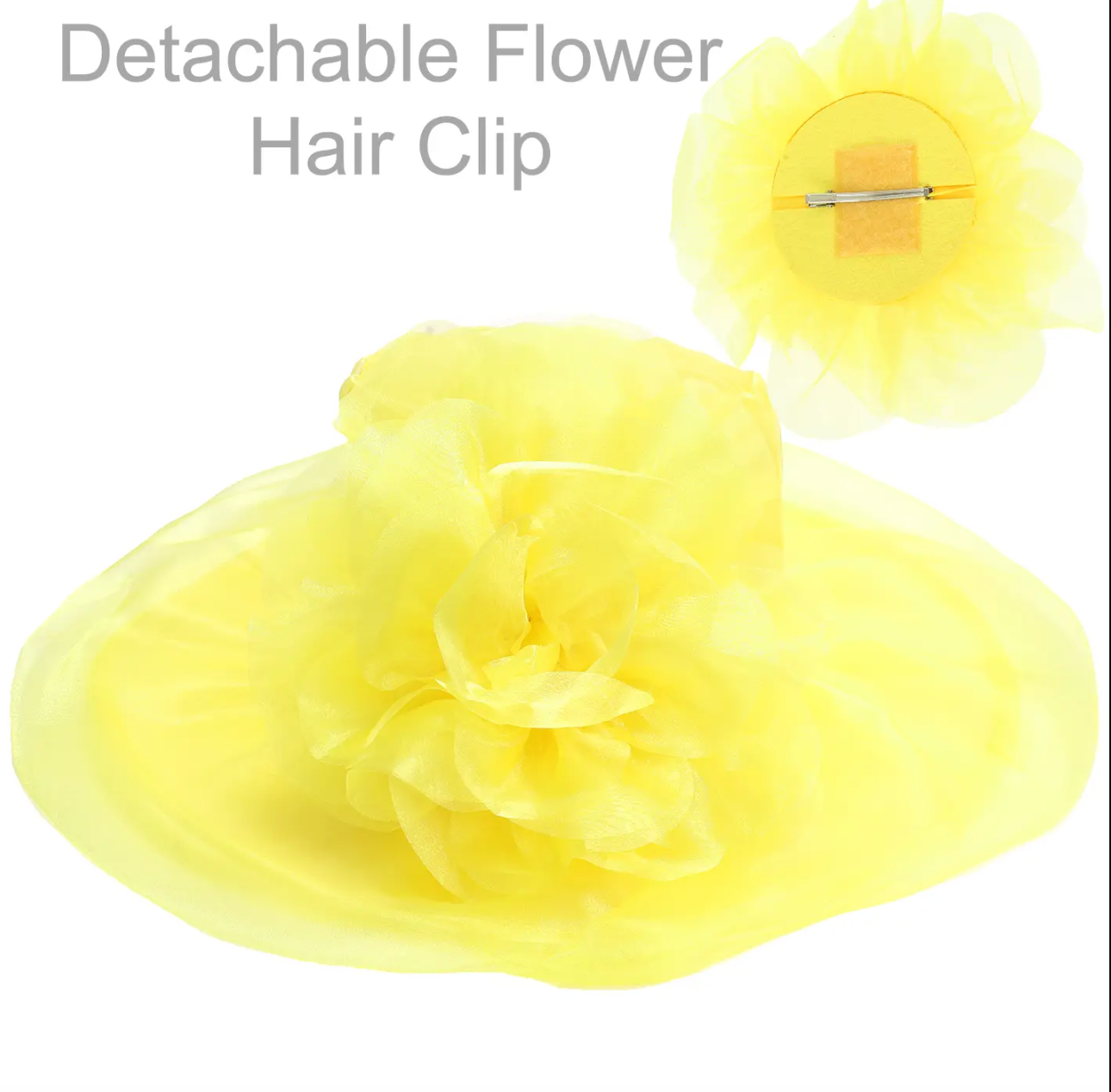 ORGANZA SILKY DAFFY HAT