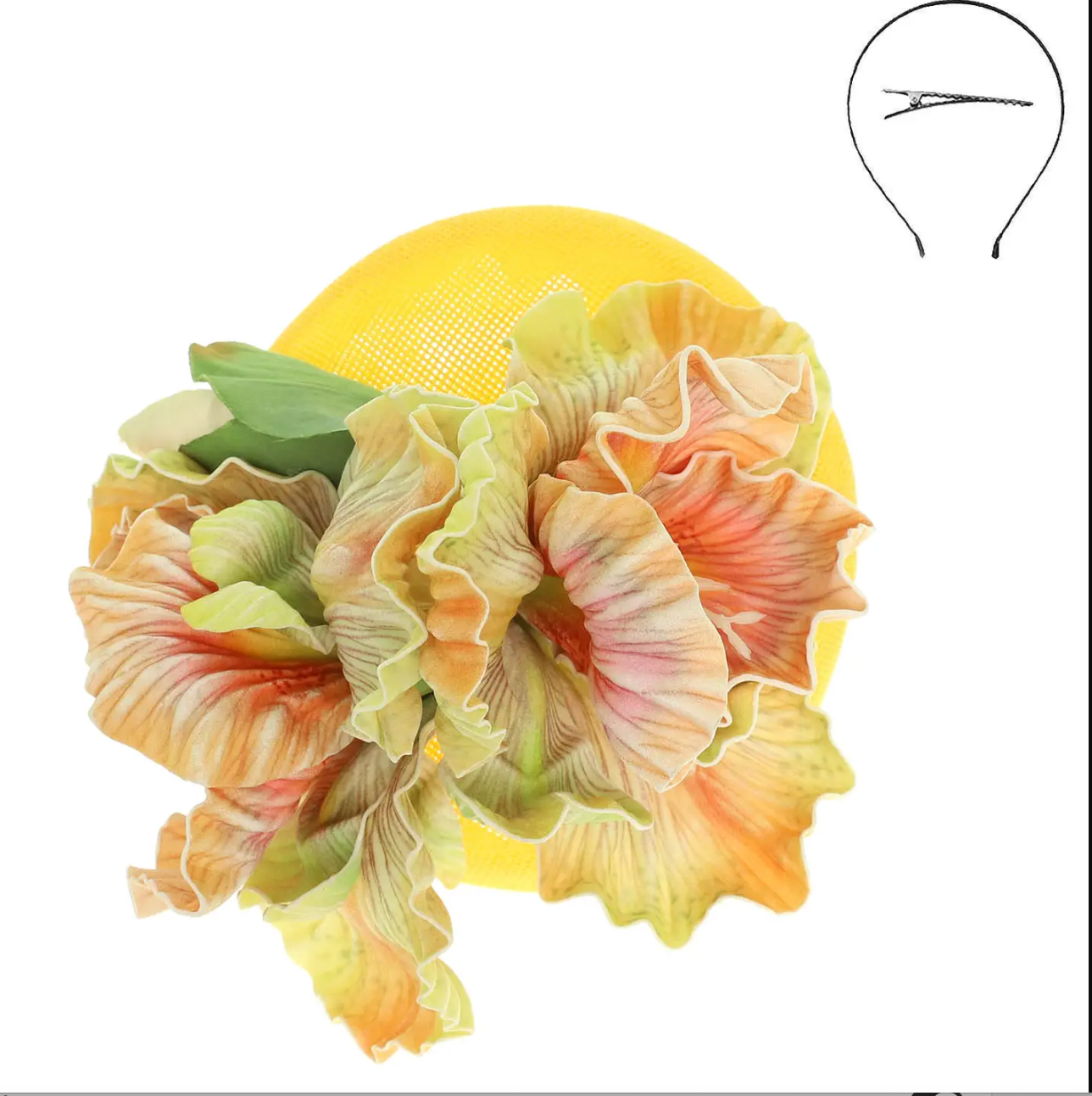 VINTAGE LOOK FLORAL FASCINATOR