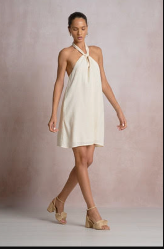 CARPENTER HALTER SHORT DRESS