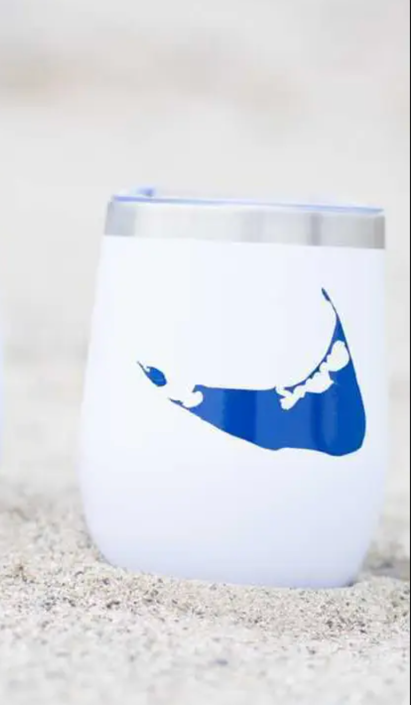 ENGRAVED NANTUCKET TUMBLER WITH LID