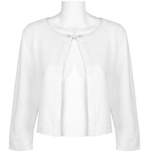 AMANDA PEARL NECK TIE TOP