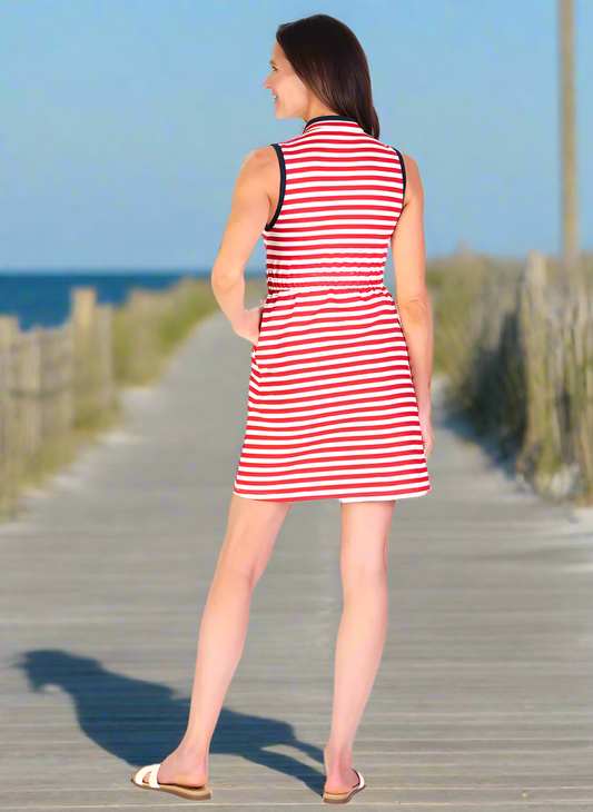 LANA FRENCH STRIPE DRESS