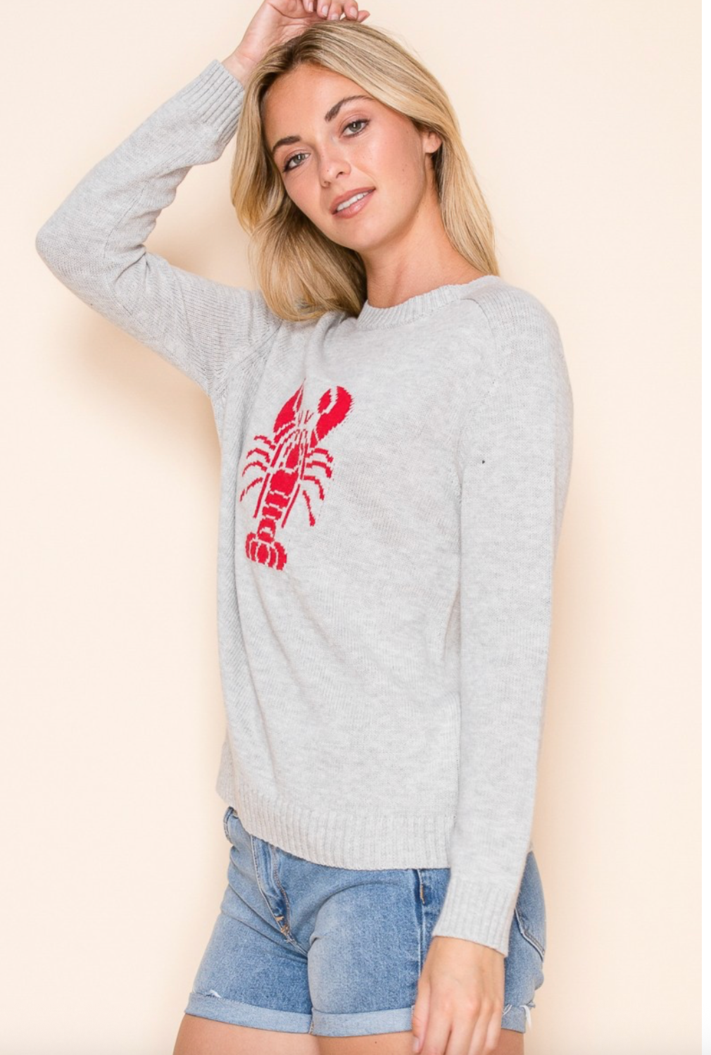 DINE IN RED LOBSTER SWEATER