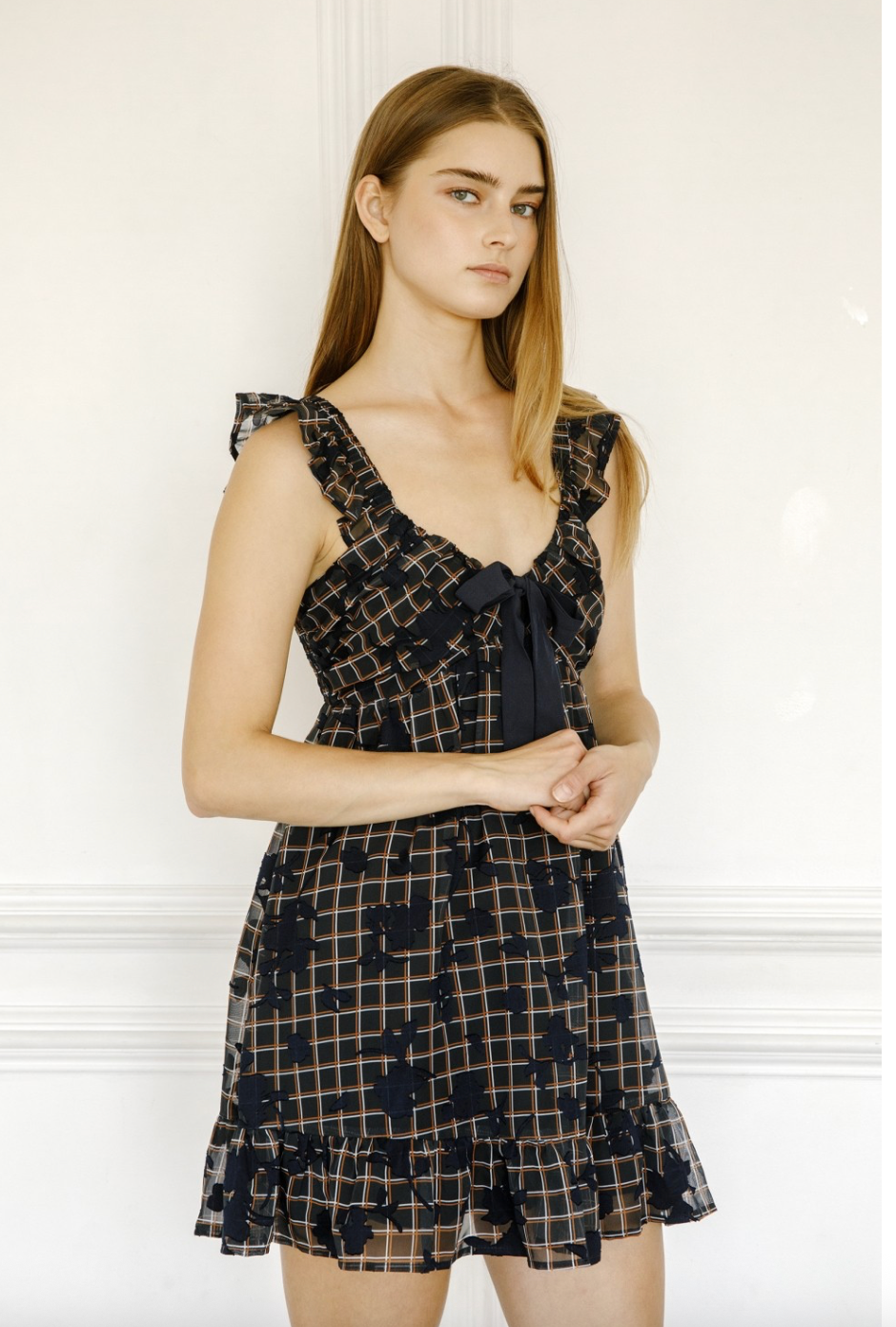 TARTAN PLAID BOW
