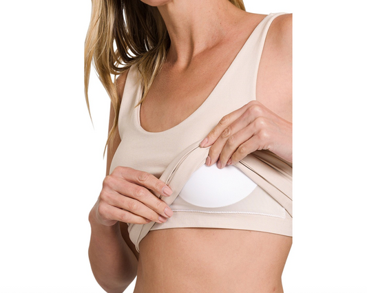 BUILT IN BRA TANK TOP