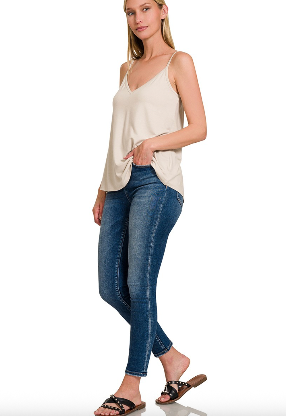 REVERSIBLE CAMI TANK TOP