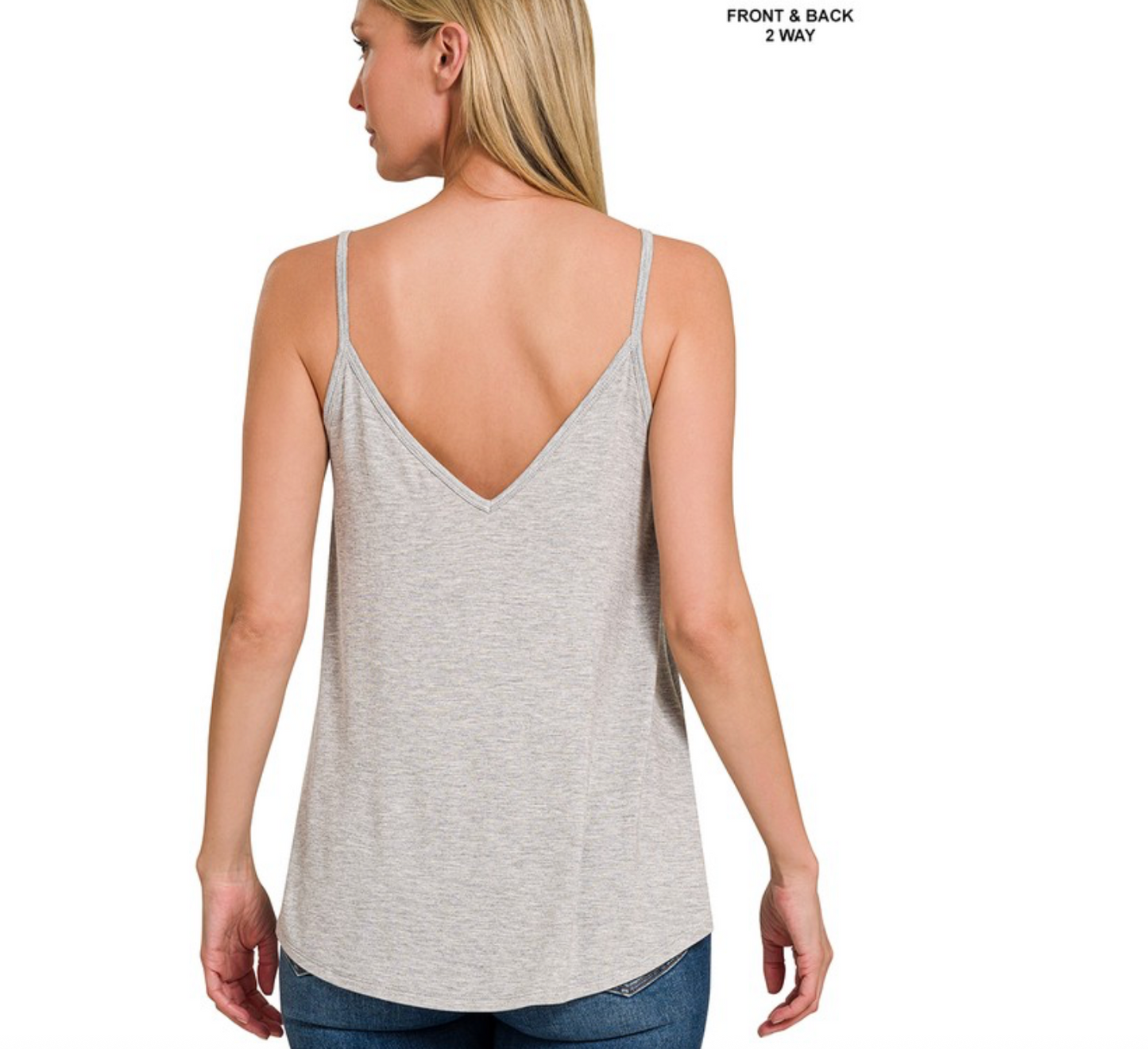 REVERSIBLE CAMI TANK TOP