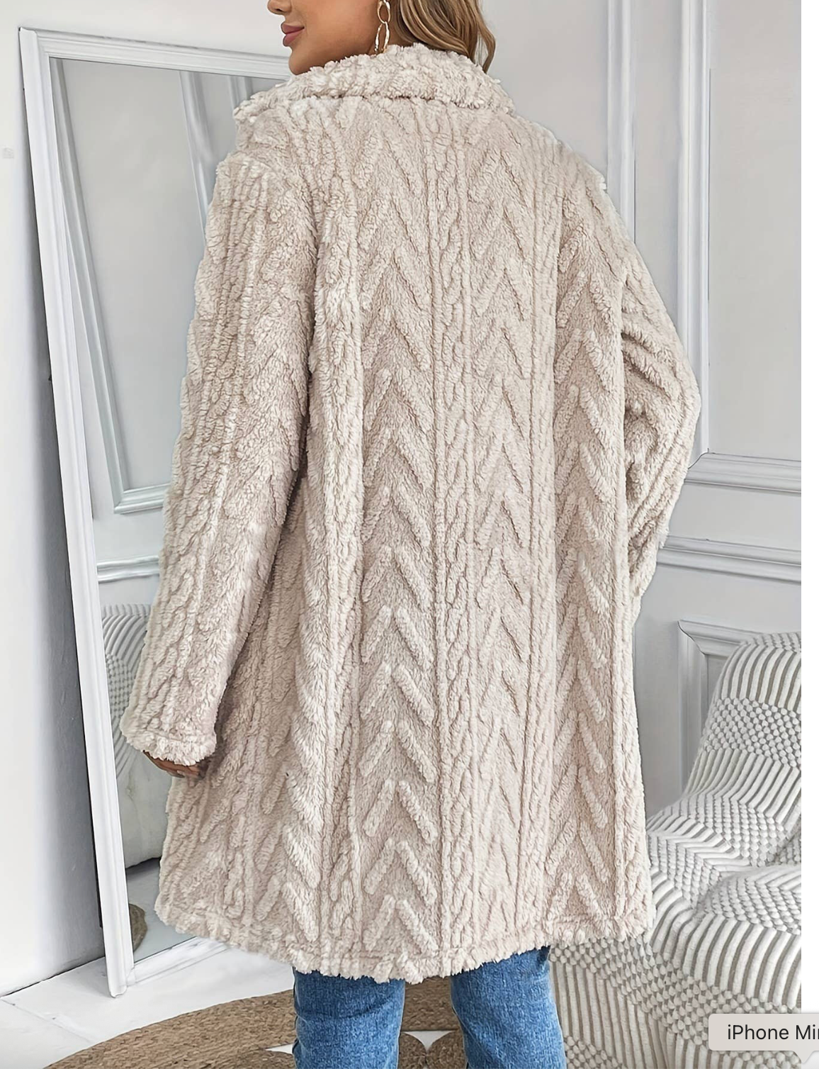 PLUSH SWEATER COAT
