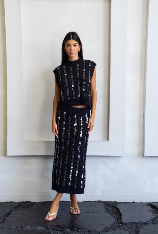 NORTH POLE PALETTE SWEATER AND SKIRT SET