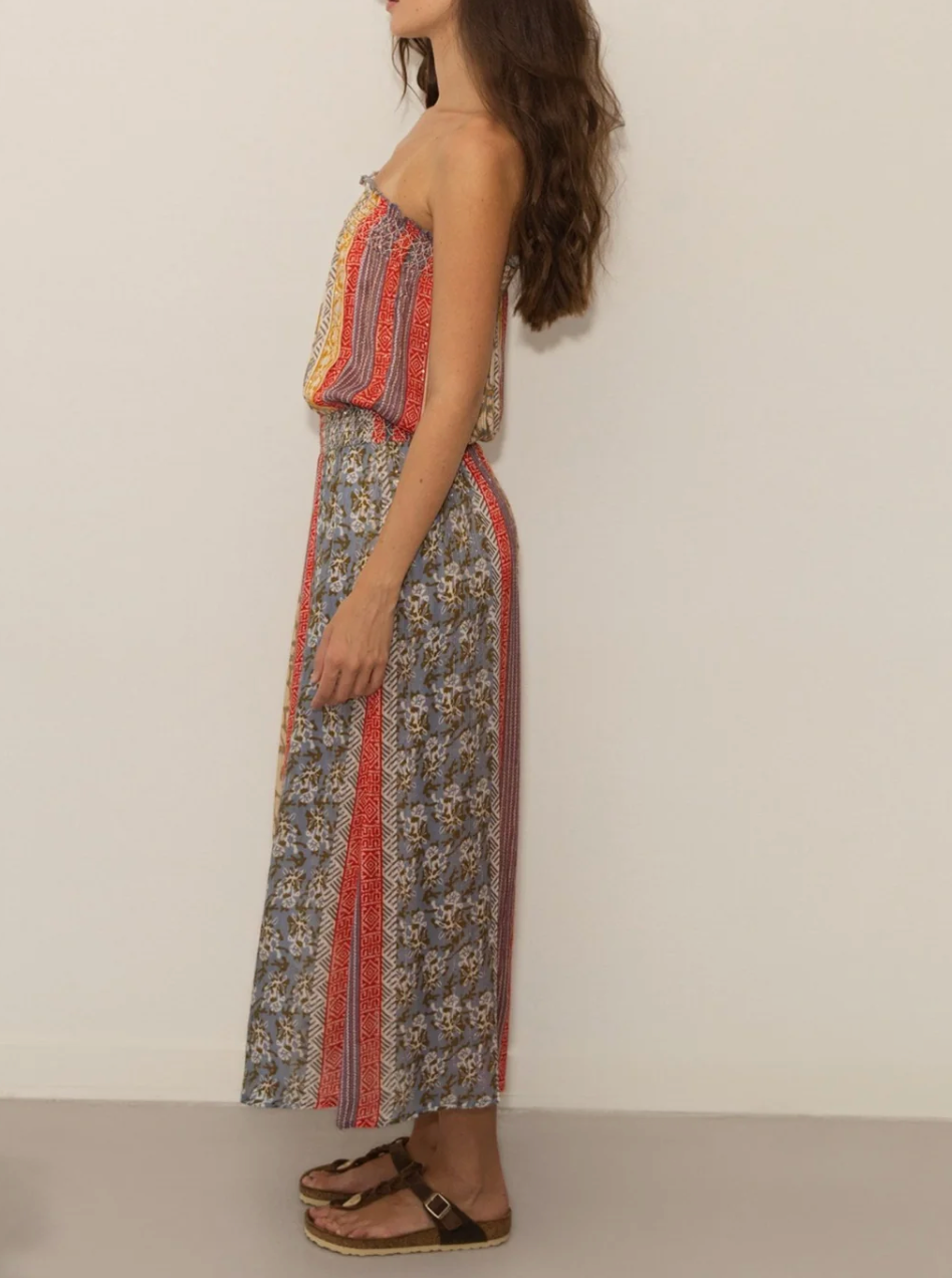 MISHU PRINTED MAXI DRESS