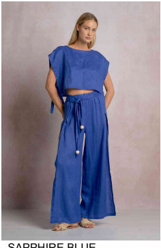 MSC CROP TOP AND PANT SET