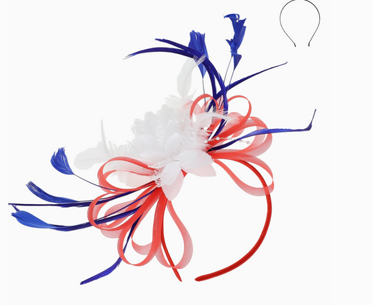 FLORAL FASCINATOR HEADBAND