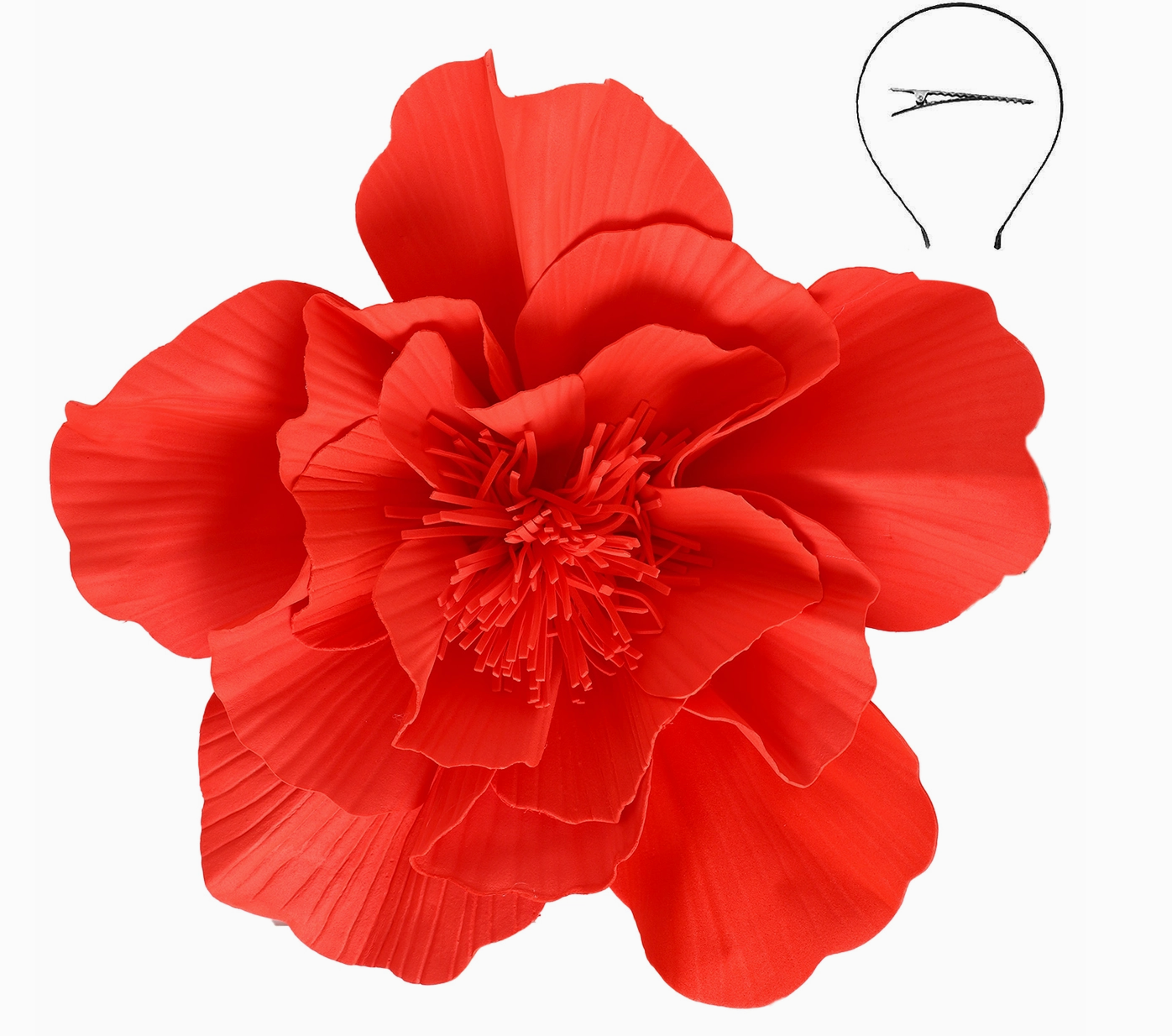 LIGHTWEIGHT FLOWER FASCINATOR