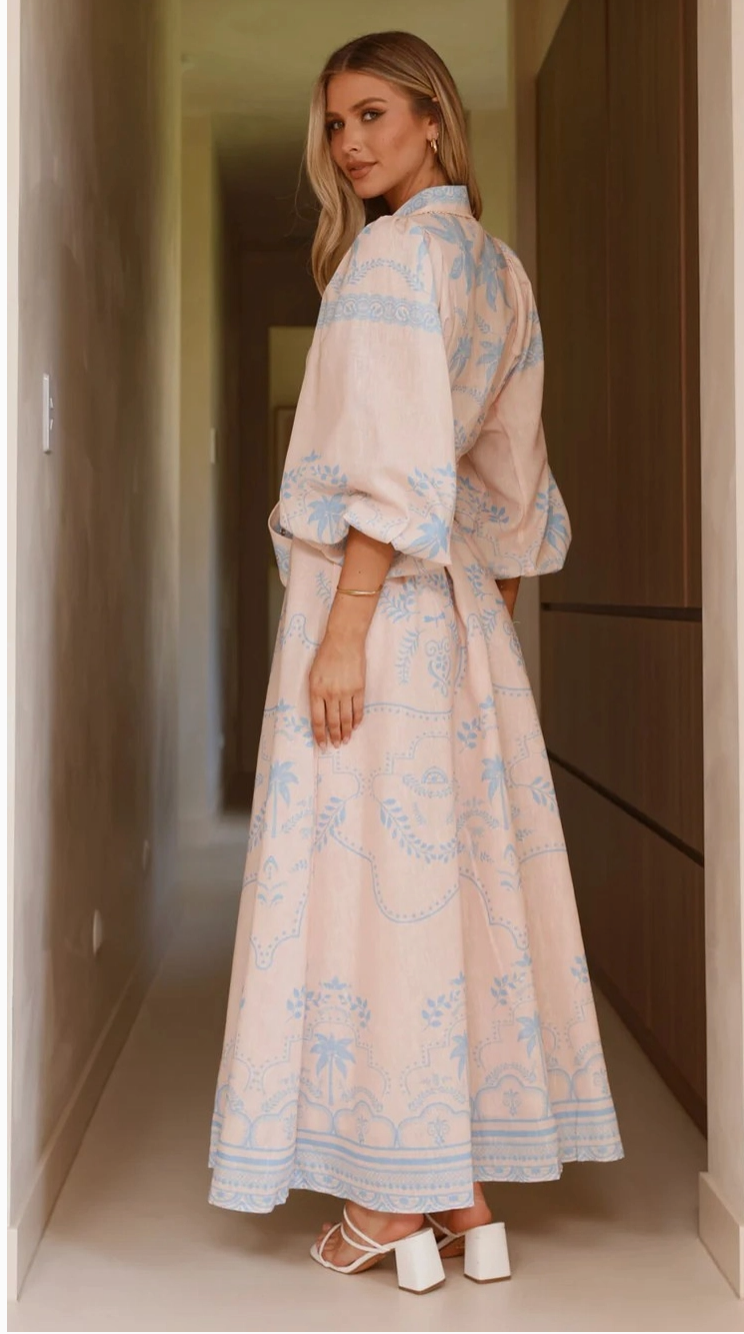 SERENELLA LINEN DRESS