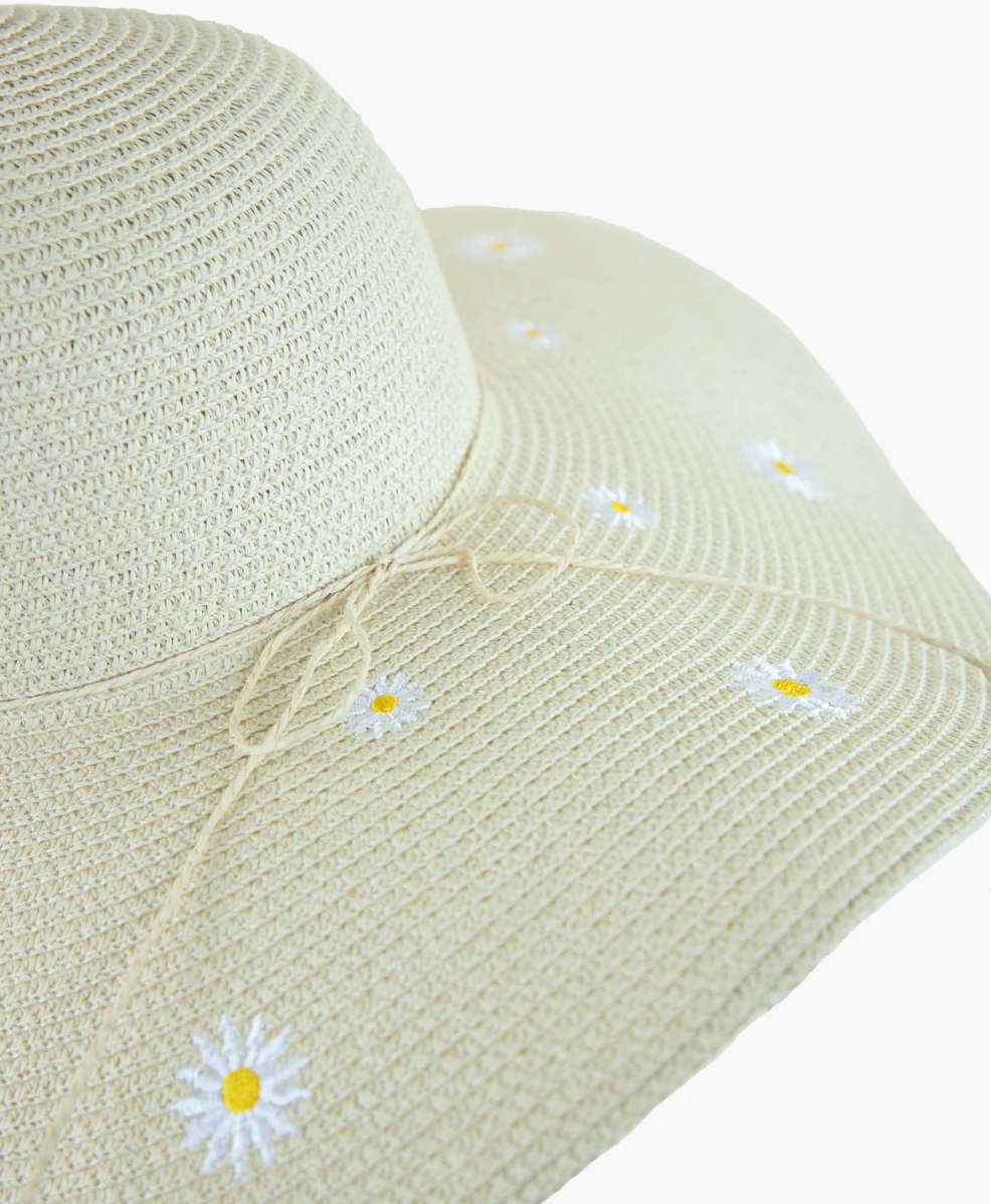 FUENTES DAISY STRAW HAT