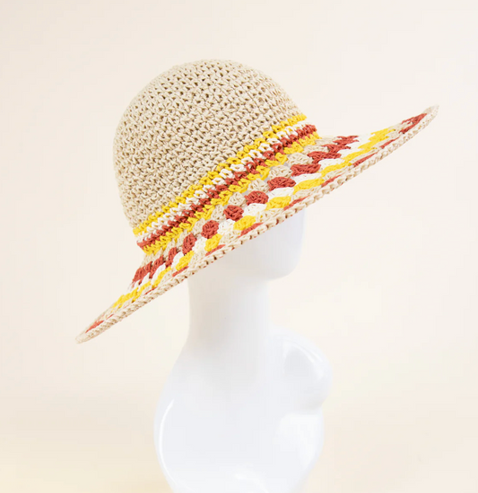 MELTING SUN STRAW HAT