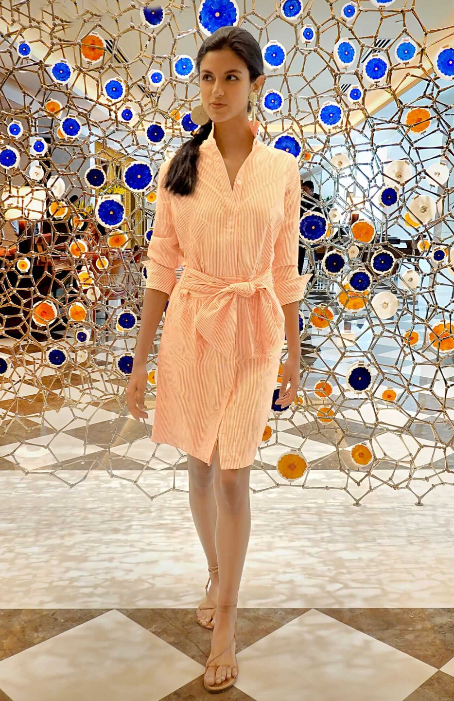 BREEZY BLOUSON DRESS