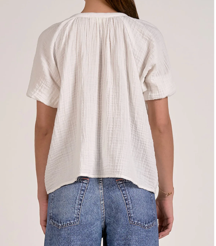 COMMONWEALTH GAUZE TOP