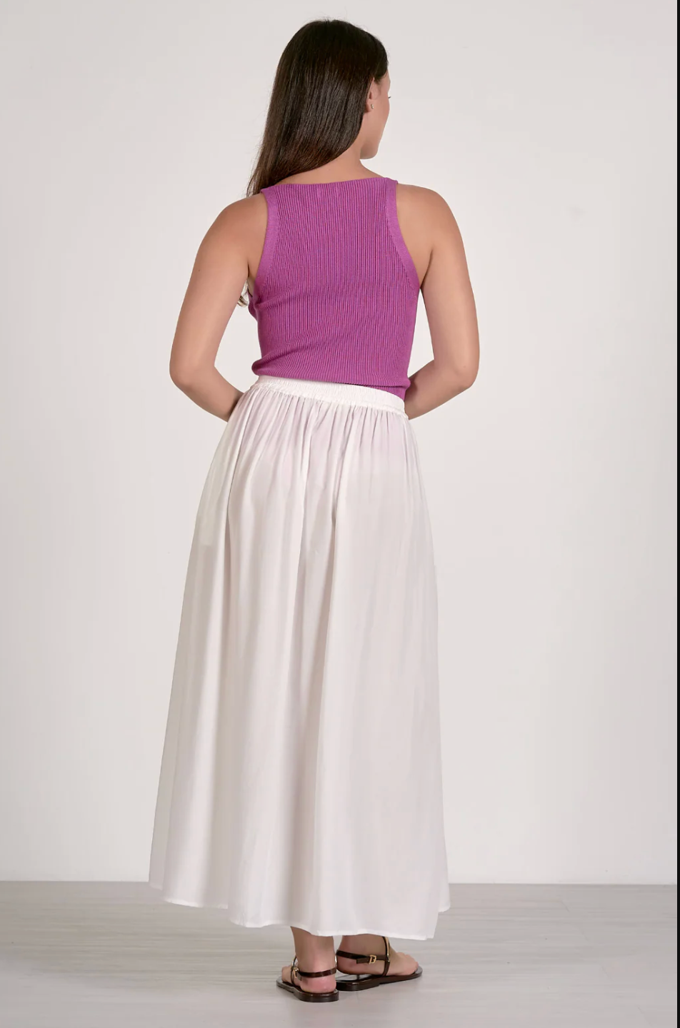 Wistful White Maxi Skirt
