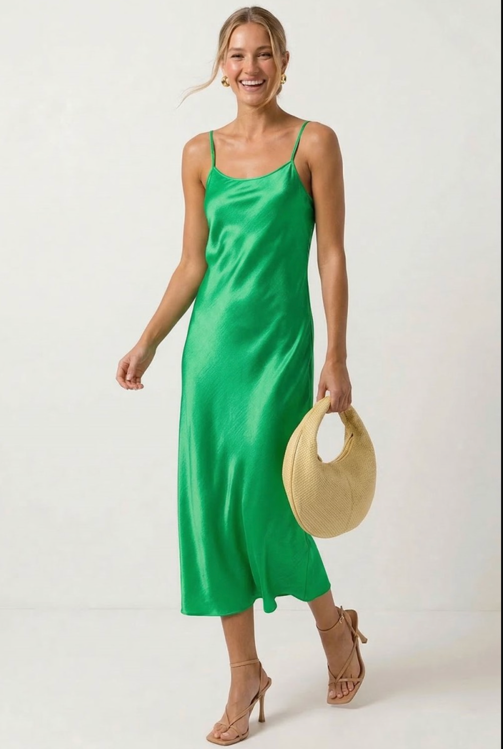 SLEEK SATIN MAXI SLIP DRESS