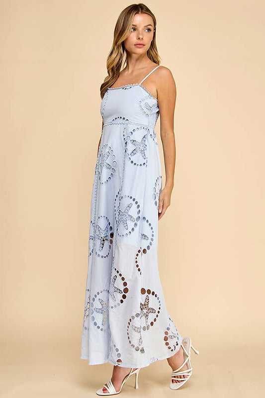STARFISH LASER LINEN DRESS