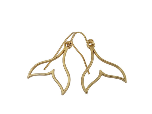 Minimalist Mermaid Tail Earrings