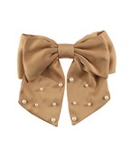 PEARLY GIRL HAIR BOW BARRETTE