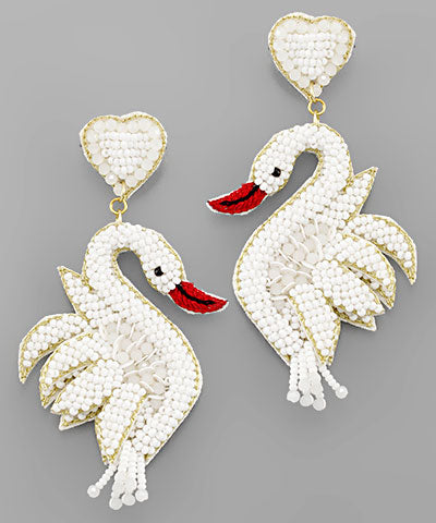 SWAN EARRING