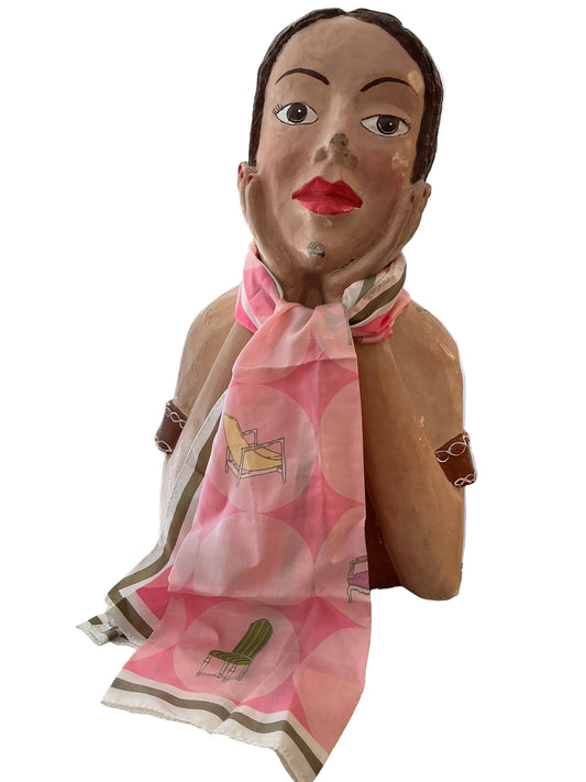 CHAIRS IN CIRCLES SCARF