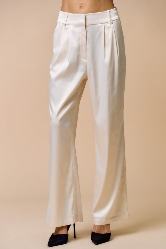 LUXURIOUS SILKY SATIN PANTS