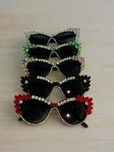 RHINESTONE CATEYE SUNGLASSES
