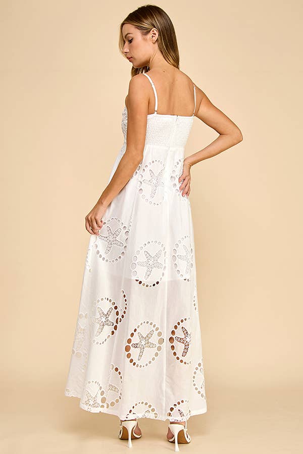 STARFISH  LASER LINEN DRESS