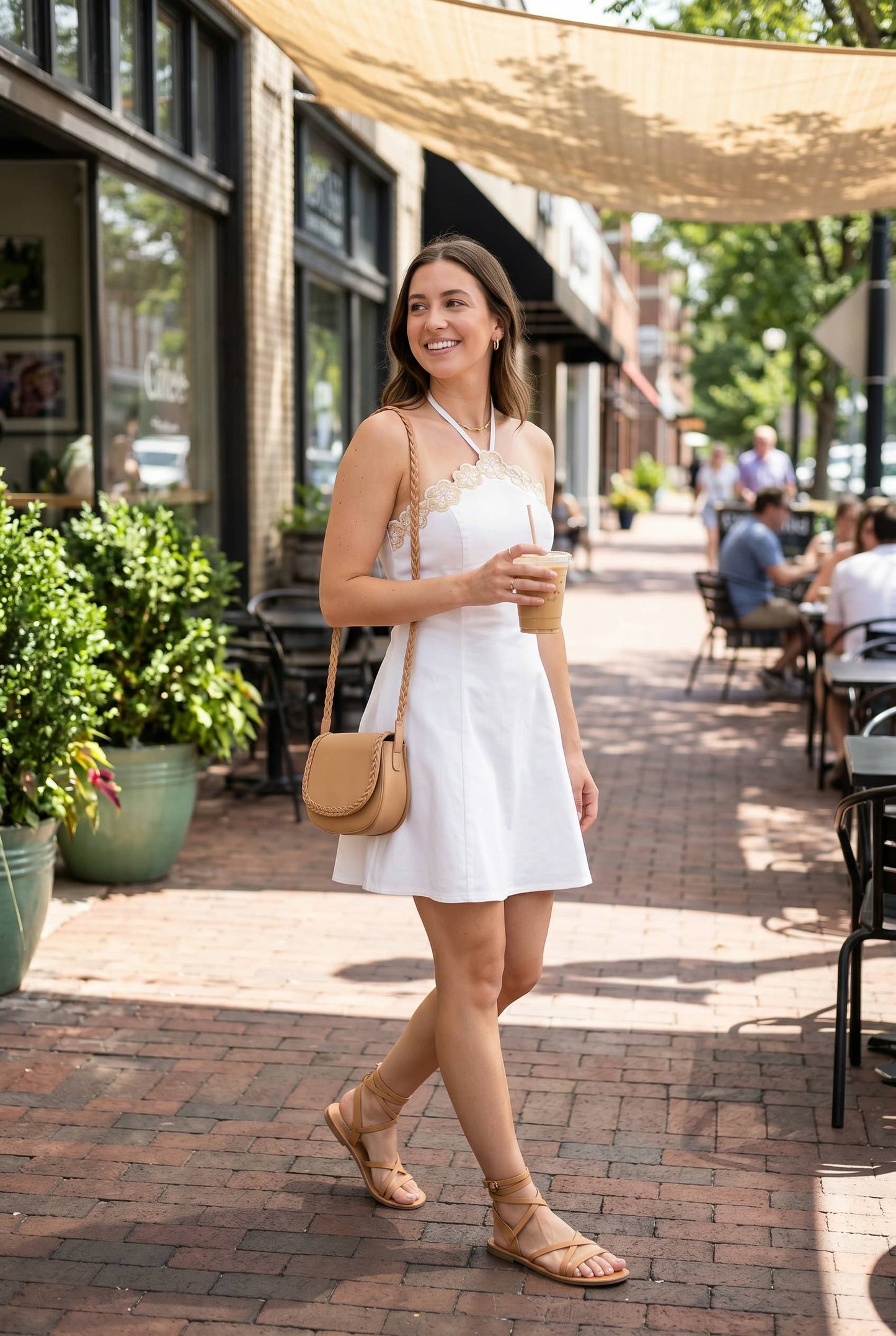 VOYAGER HALTER DRESS