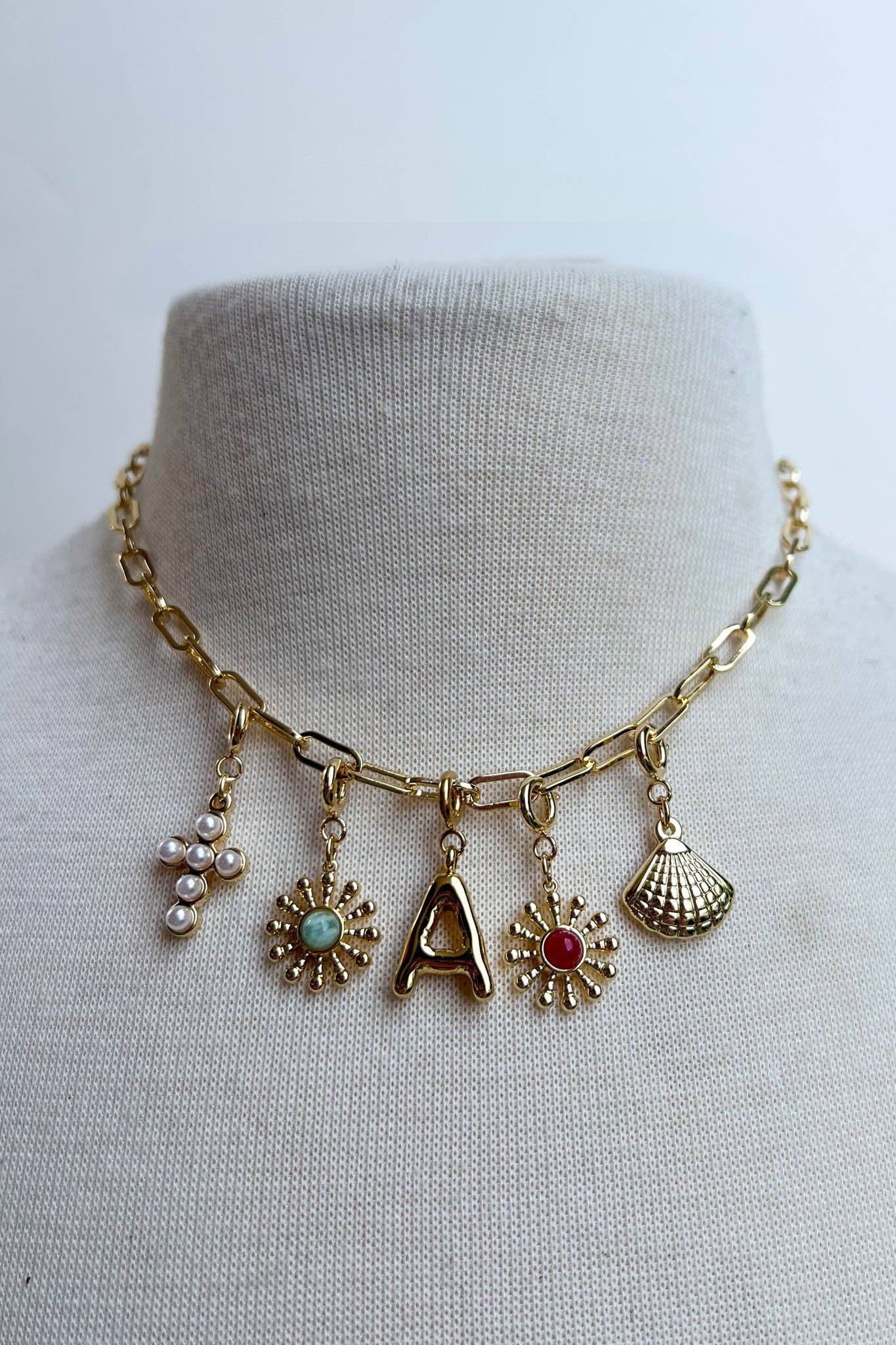 Charm Adder Short Necklaces