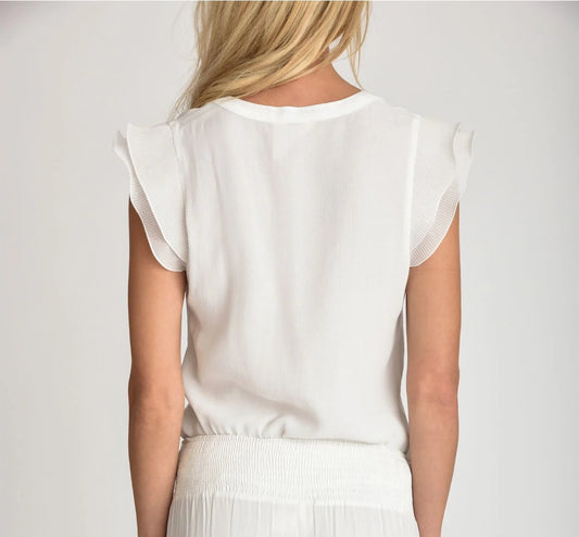 PETAL SLEEVE TOP