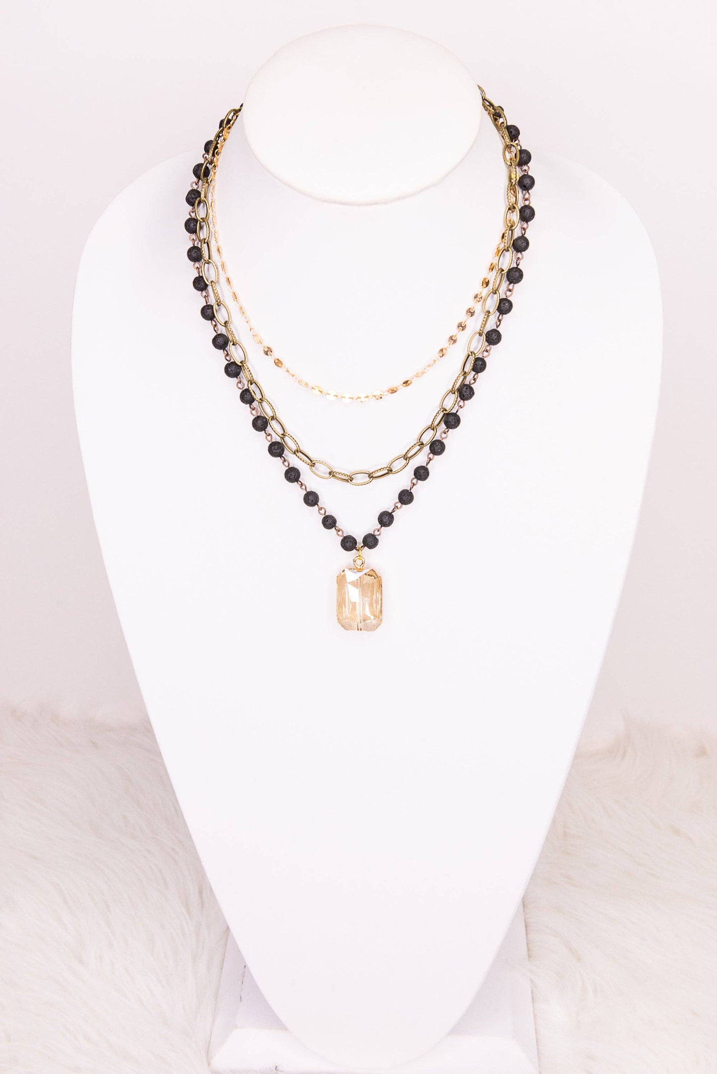 VISA Necklace in  Tri-color