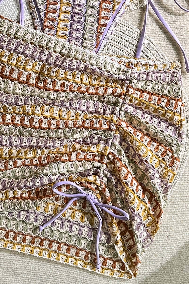 TRIBECA RUSCHED BIKINI SET