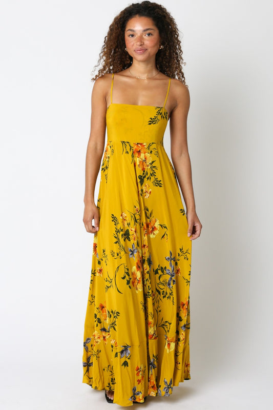SELENA FLORAL MAXI DRESS