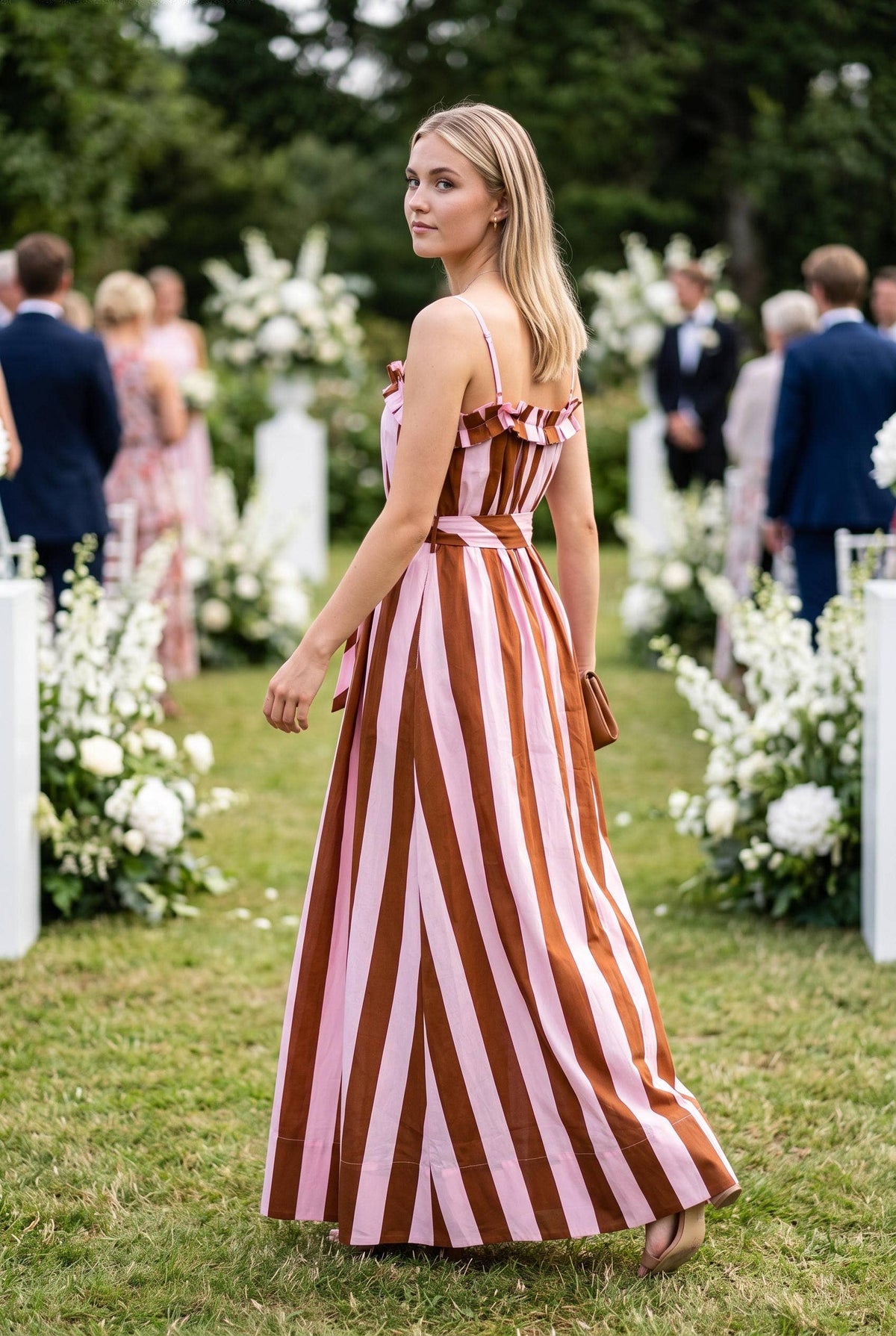 TASKET STRIPE DRESS