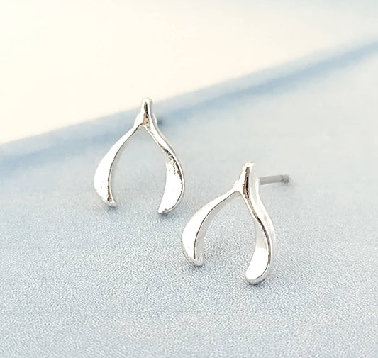 Wishbone Post Earrings