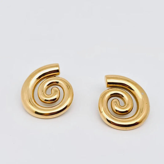 CONCH SWIRL EARRINGS