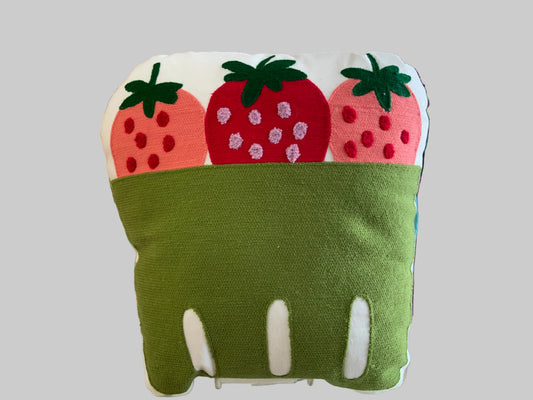3 BERRY BASKET DECORATIVE PILLOW