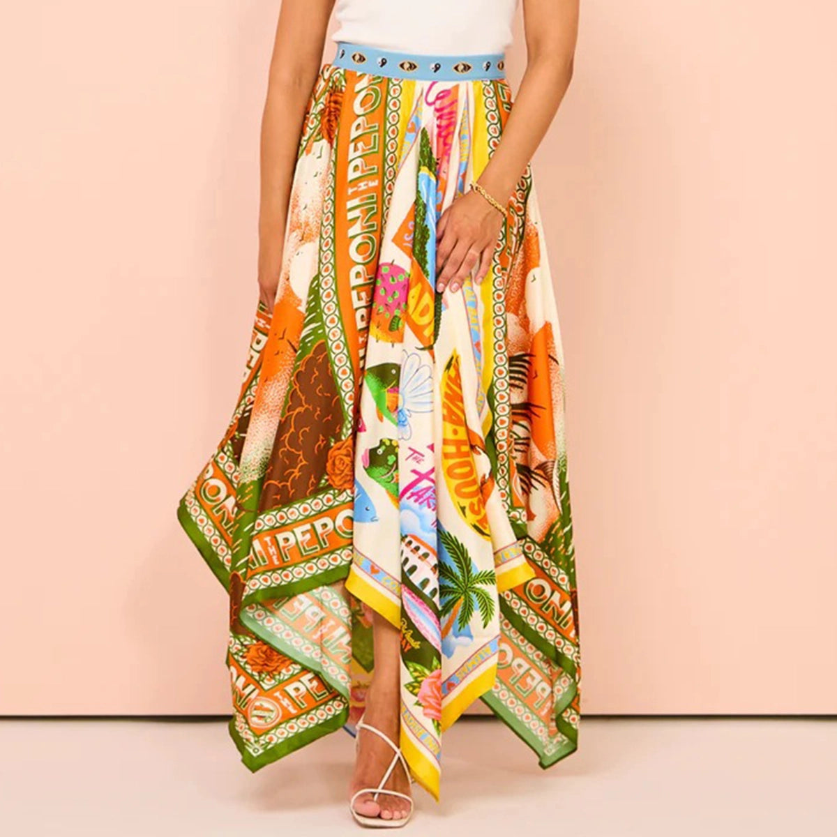FUN FASHION HANDKERCHIEF SKIRT