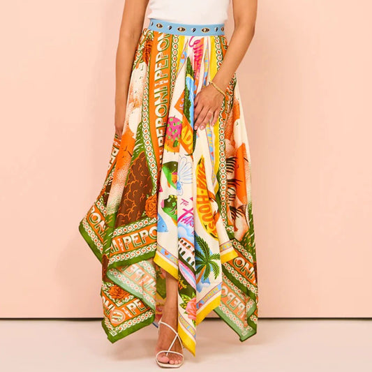FUN FASHION HANDKERCHIEF SKIRT