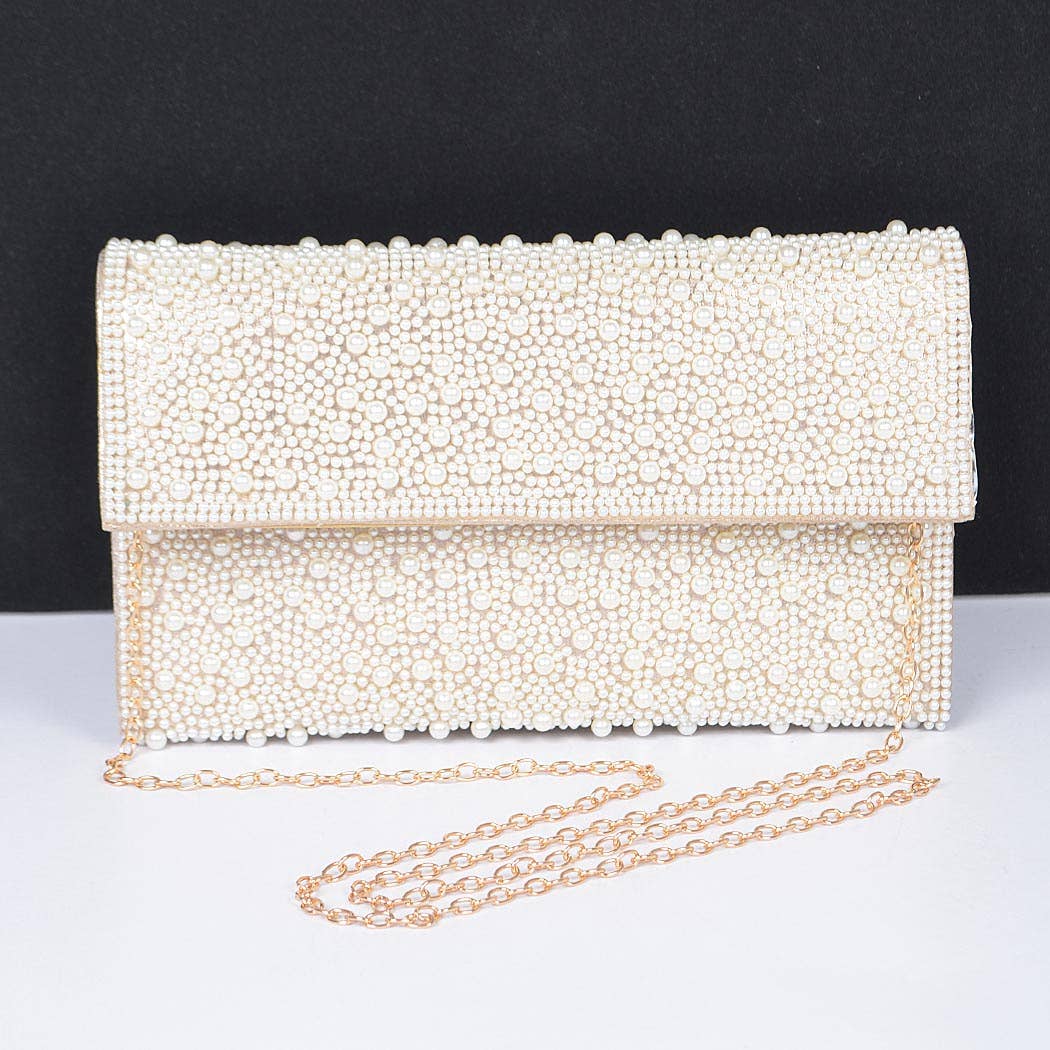Fancy Pearl Party Clutch