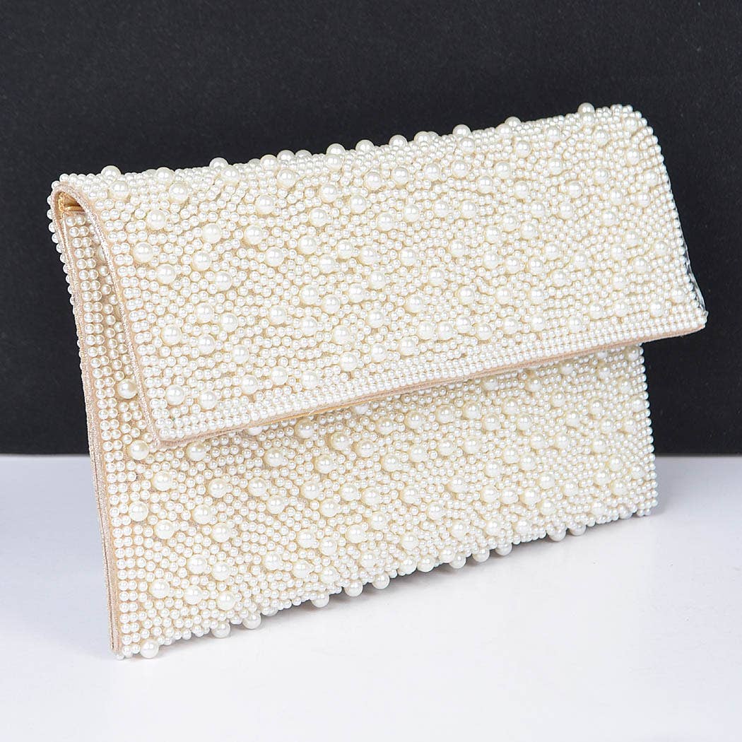 Fancy Pearl Party Clutch